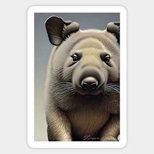 Wombat love Sticker